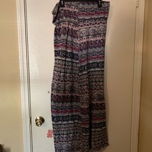 Multi Colored Maxi Skirt